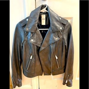 Lamarque Donna Slate Gray Leather Jacket